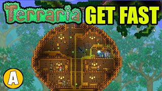 Terraria How To Get Honey Block, Liquid Honey, Hive, Abeemination (EASY)
