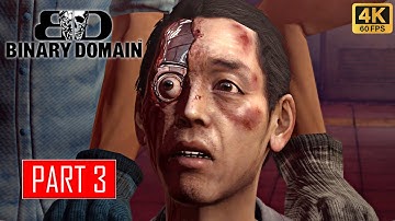 Binary Domain Gameplay Walkthrough Part 3 - [4K 60FPS] - No Commentary