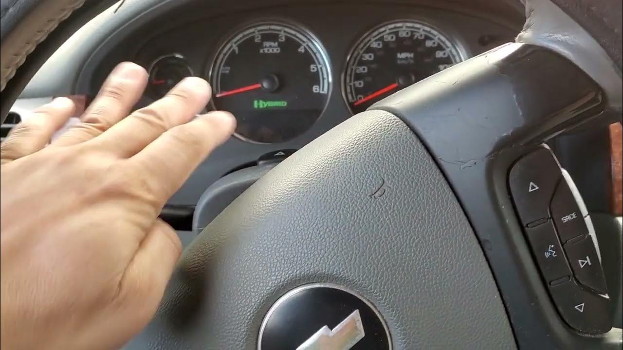 CHEVY TAHOE HYBRID BATTERY DIAGNOSIS TRANSMISSION, REVING P0AC4 CHECK