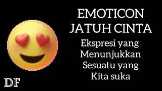 Emoticon jatuh cinta