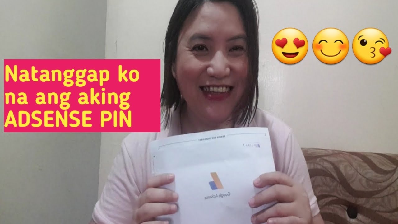 Receive my google adsense pin