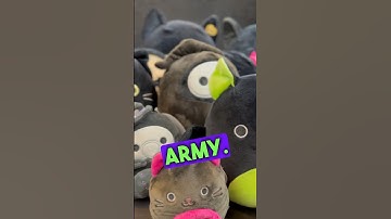 I want my own CUTE BLACK SQUISHMALLOW planet! #squishmallows #shorts