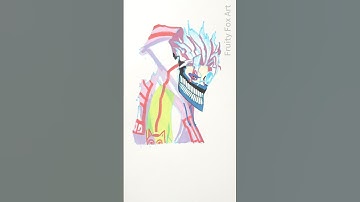 drawing Okarun Dandadan either Arrtx Simptap acrylic markers #anime #arrtx