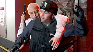 GTA 5 - What Happens If👮SWAT Michael and Trevor was in Prologue!(Bank Robbery Swat Missions)