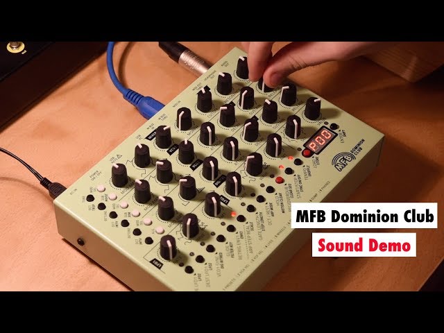 MFB Dominion Club Synthesizer Sound Demo (No Talking) - YouTube