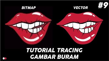 Tutorial Tracing Gambar Pecah Dari Bitmap ke Vector - Tutorial corelDRAW