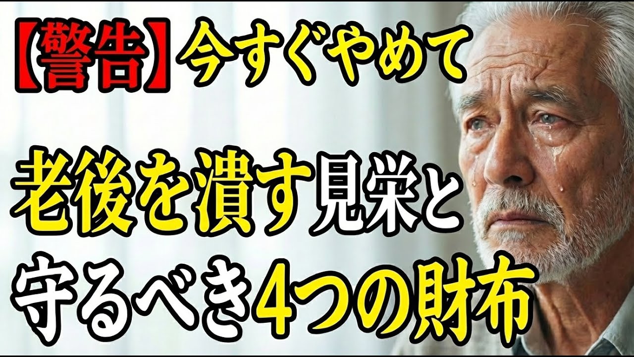 【80代の涙】「50代で捨てておけばよかった」後悔の正体。寿命を縮める見栄と、自分を救う“4つの財布”の真実【シニア健康雑学】