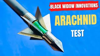 ARACHNID by Black Widow Innovations, Broadhead Test
