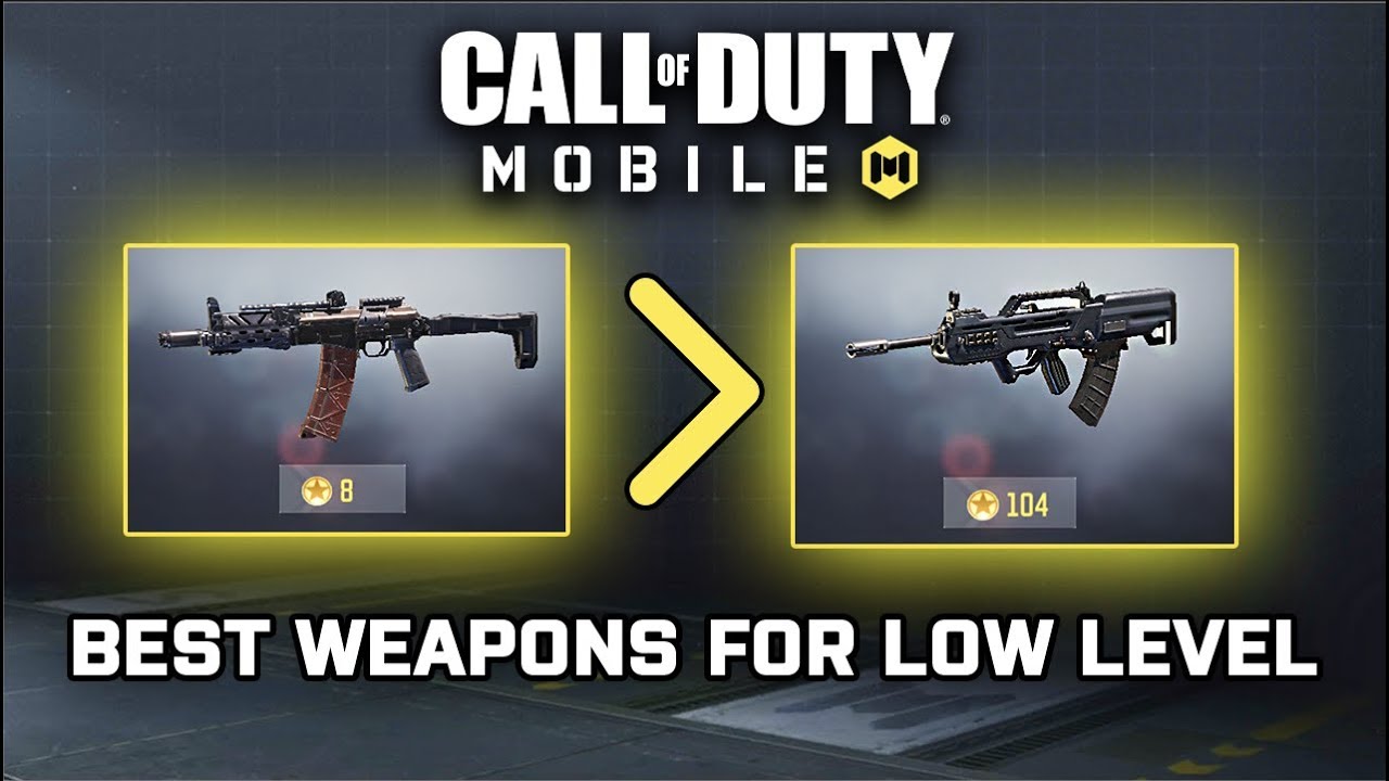 Call of Duty Mobile Best Weapons For Low Levels! - 