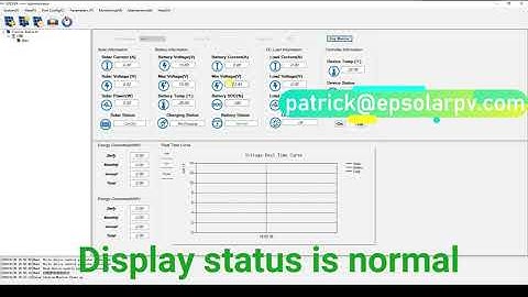 EPever PC software port setting