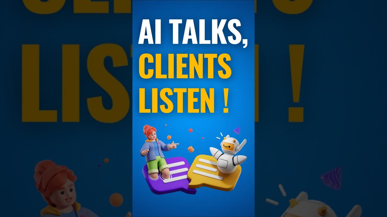 AI voice assistant handling client call for plumbing business