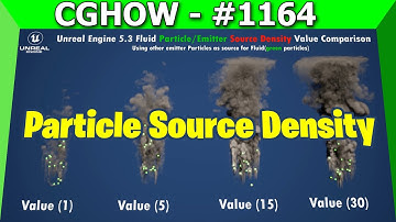 UE5.3 Fluid FX – Particle/Emitter Source Density Visual Comparison