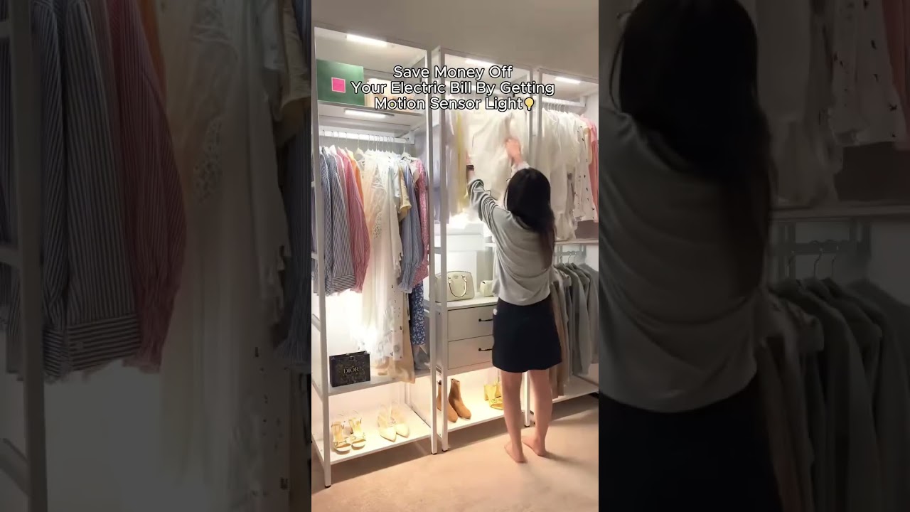 💡Under Cabinet Lights-52LED Motion Sensor Night Light Indoor