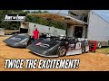 Two Cars and Three Wide Racing at Whynot! Our First Time Hauling Both Race Cars