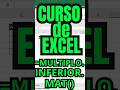FUNCIÓN MULTIPLO.INFERIOR.MAT - CURSO EXCEL