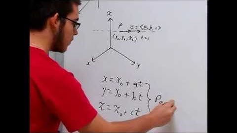 Calculus 3: Lines & Planes