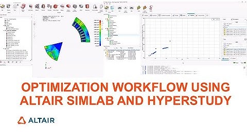 Optimization workflow using Altair SimLab and HyperStudy for E-motor model
