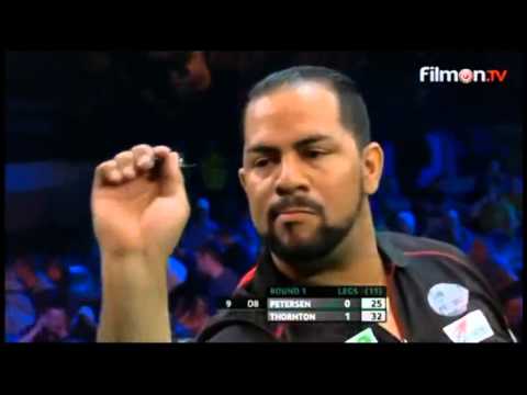 2015 World Series Of Darts Finals Round 1 Petersen vs Thornton pt1