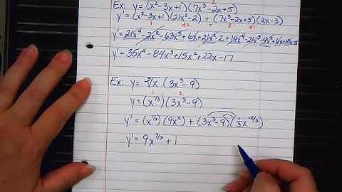 Product and Quotient Rule