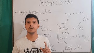 static storage class in c | use of static keyword in c | storage classes in c programming  : part 4