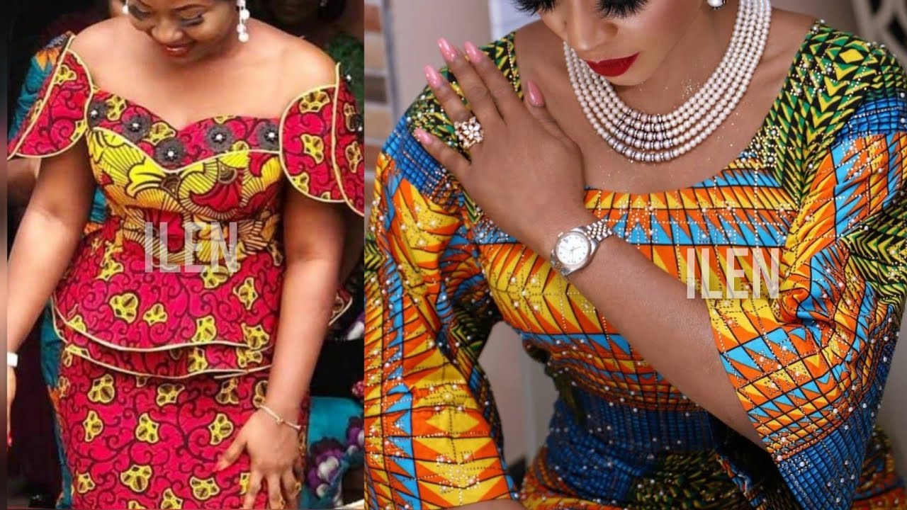 Trendy African Dress Styles 2022 Asoebi Styles For Lace Ankara Styles
