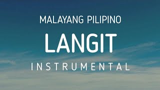 LANGIT Instrumental Cover with Lyrics | Malayang Pilipino