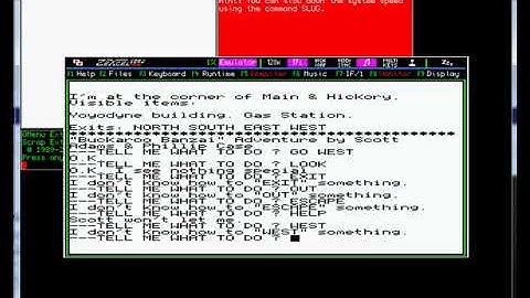 Buckaroo Banzai - Sinclair QL - emulador QPC II 4.02 ZeXcel 0.33