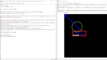 image processing tutorial no.6,Draw rectangle, lines, arrowed_line, circles, and put_text on image