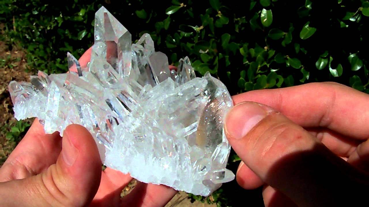 Arkansas Mineral - Very Glossy Quartz Crystal Cluster