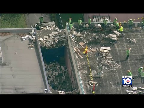 Walkway roof collapses on Atlantic Technical College campus