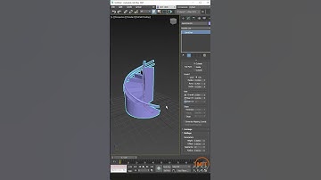 How to Draw a Spiral Staircase in 3Ds Max!