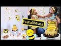 FESTA DE ANIVERSÁRIO ABELHINHA 🐝 #FestaDIYcasa