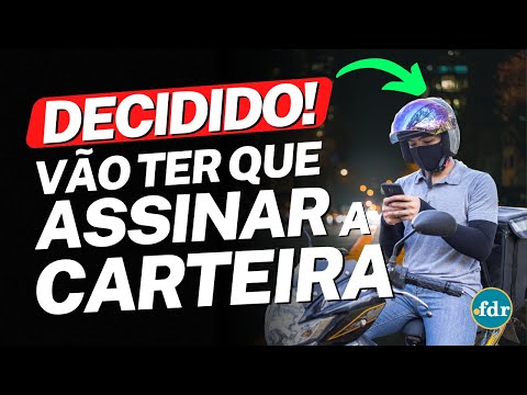 JUSTIÇA DETERMINOU: EMPRESA DE APLICATIVO VAI TER QUE ASSINAR CARTEIRA DOS ENTREGADORES