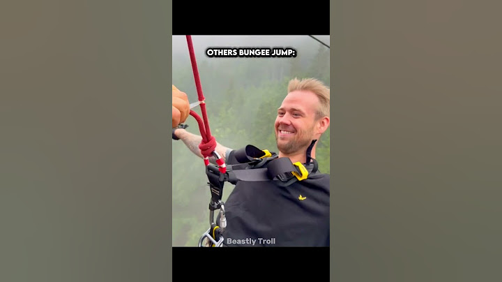 Bungee Jumping Is Awesome💀