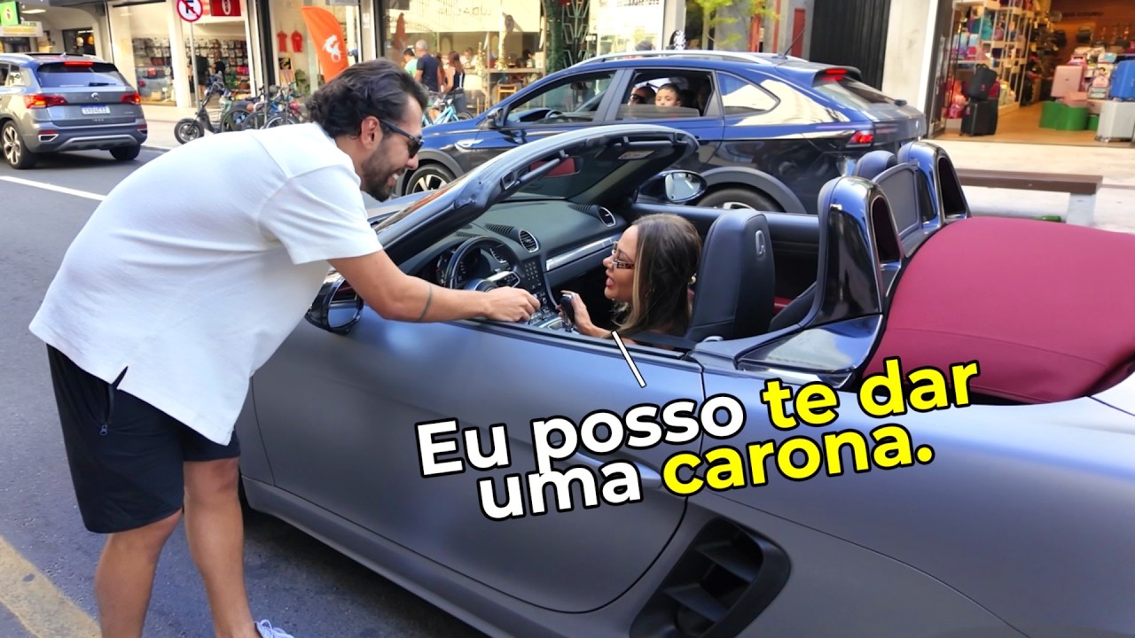 Parei Milionários e pedi para dirigir!