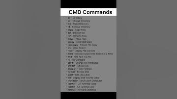 Essential Windows CMD Commands