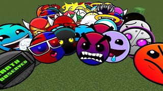 Lobotomy Nextbots V3 Update | Geometry Dash Difficulty Faces In MCPE