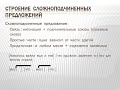 Строение  сложноподчиненных  предложений