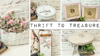 Thrift to Treasure  Upcycled Goodwill Bins Finds  Spring is in the Air