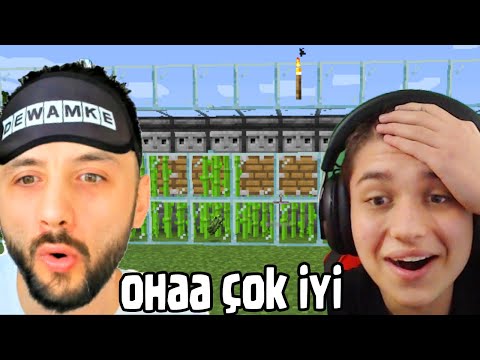 ŞEKER KAMIŞI FARMI YAPTIM EKİP ÇOK SEVİNDİİİ!! EKİP MİNECRAFT #8