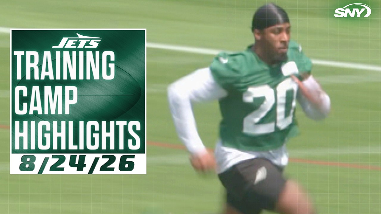 Breece Hall gets back on the field at Jets training camp