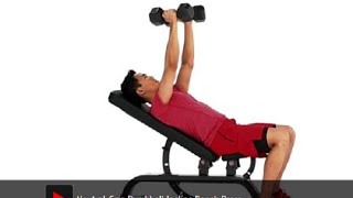 How To Do The Dumbbell Incline Bench Press Exercise For The