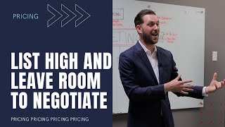Should you list high and leave room for negotiation?