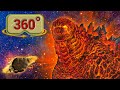 360 / VR  Super Massive Solar Godzilla Wakes Up After 10 Million Years