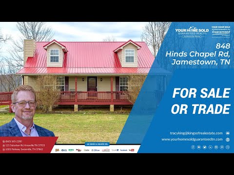 848 Hinds Chapel Rd, Jamestown, TN home video tour