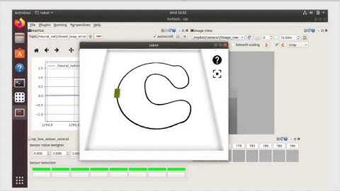 Line Following Robot in Enki Simulator with a CLBP Neural Network