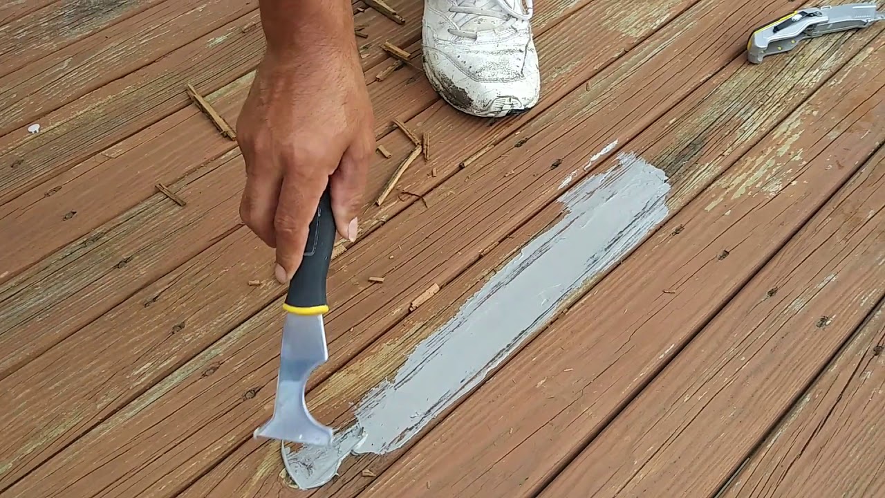 Unbelievable Deck Painters called 🦍Kong Armor Repair Rotted Board with miracle Epoxy