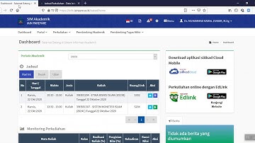 Validasi Presensi Perkuliahan Dosen pada SiAkad