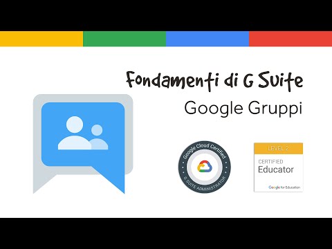 Video: Come si formano i gruppi?