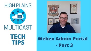 Tech Tip - Webex Admin Portal - Bulk Users & Reports